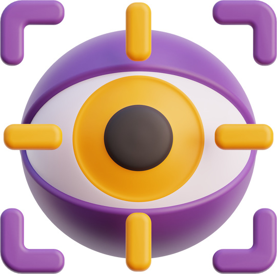 Eye Scanner 3D Illustration